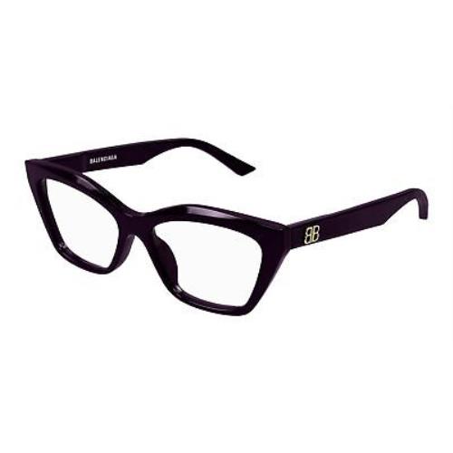 Balenciaga BB0342o-007 Violet Eyeglasses