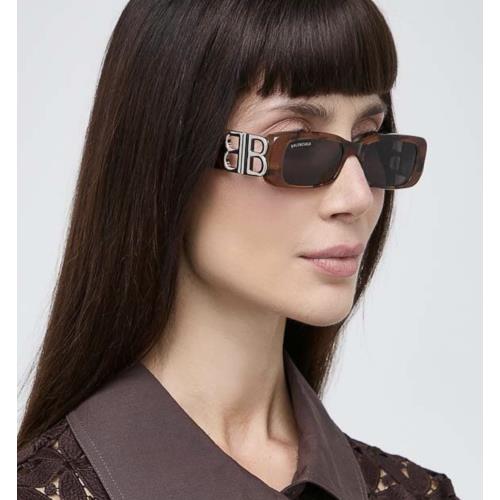 Balenciaga BB0096S-023 Havana Sunglasses