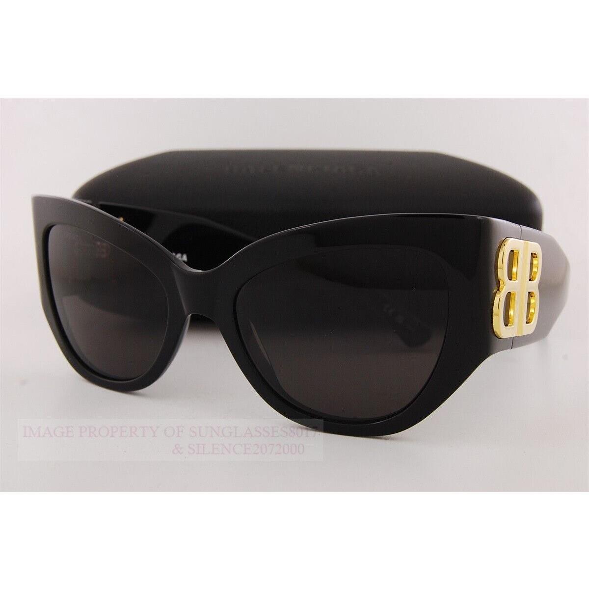 Balenciaga Sunglasses BB 0322/S-002 Black/dark Grey For Women