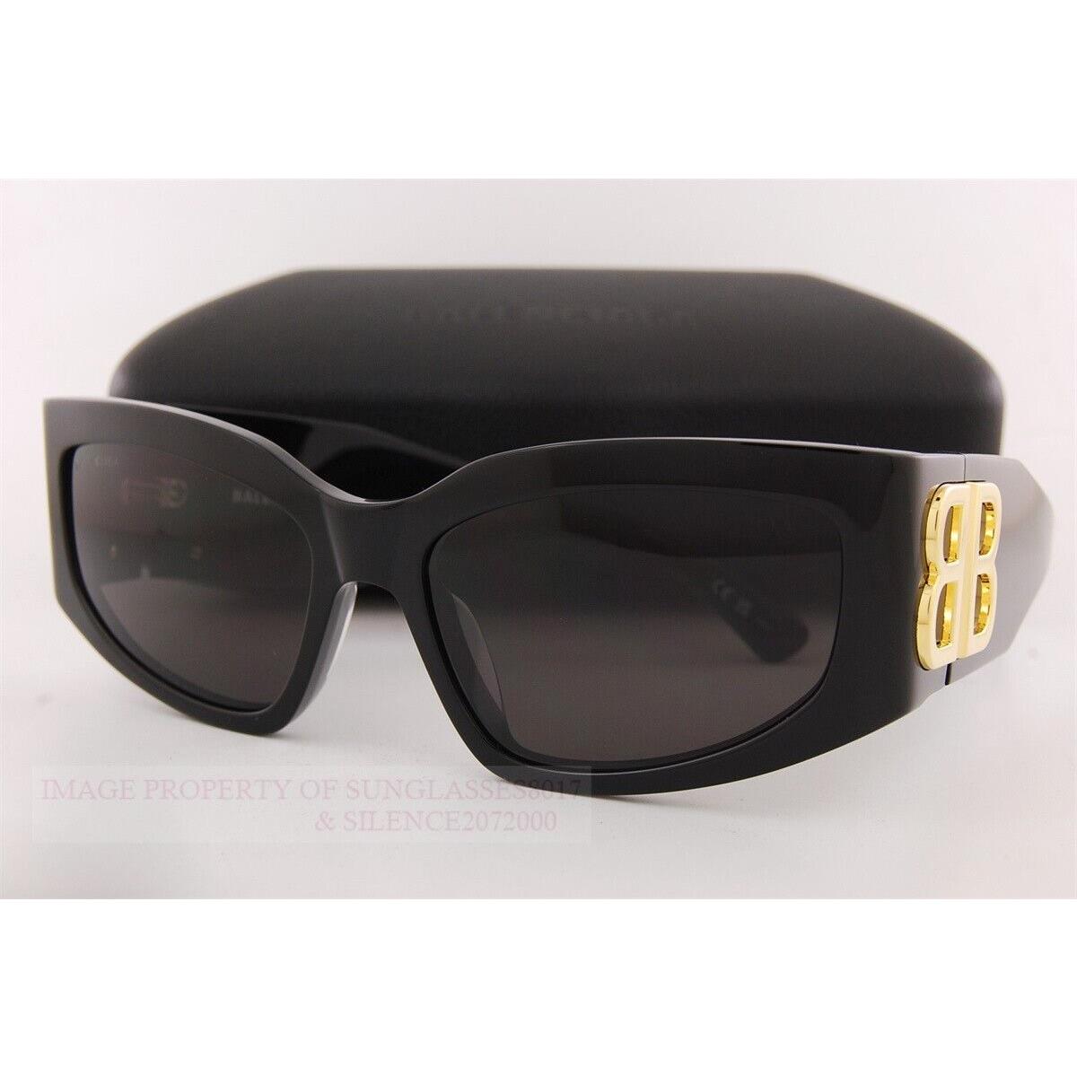 Balenciaga Sunglasses BB 0321/S-002 Black/dark Grey For Women