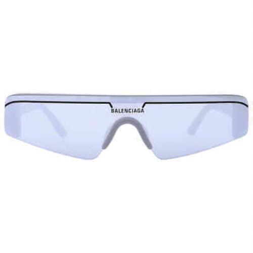 Balenciaga Silver Shield Unisex Sunglasses BB0003S 011 99 BB0003S 011 99