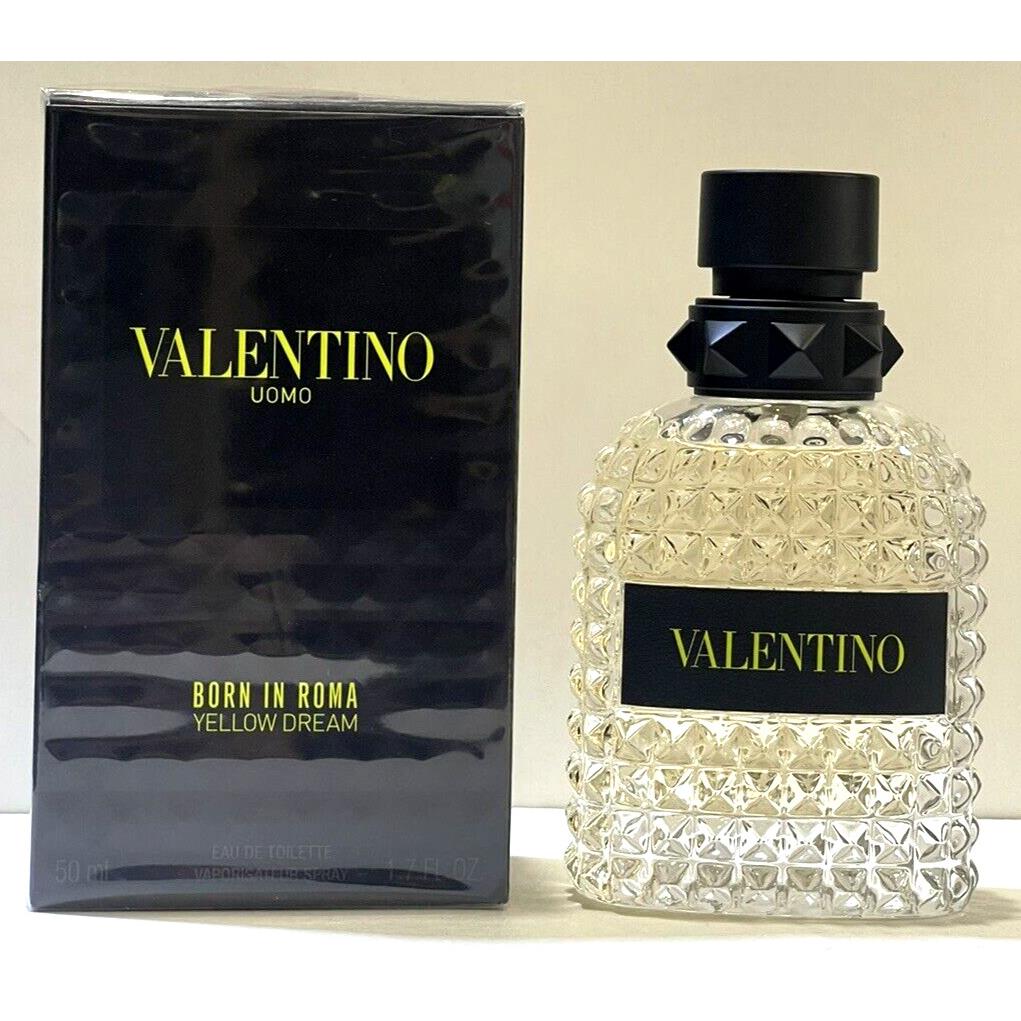 Valentino Uomo Born In Roma Yellow Dream Eau De Toilette 50ml 1.7oz For Men