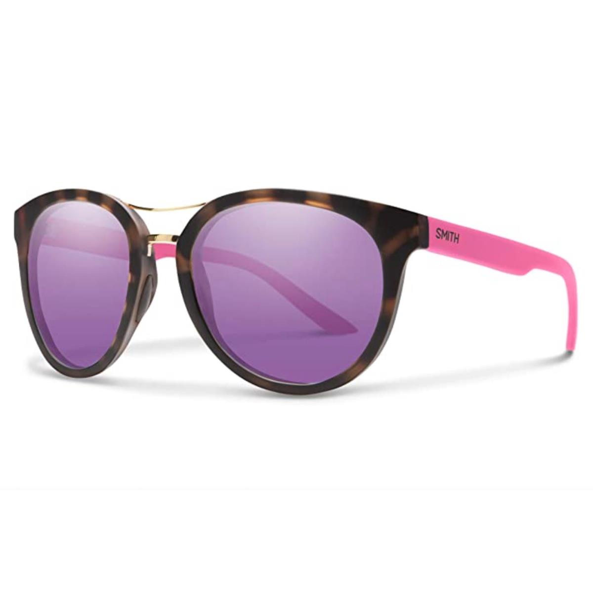 Smith Bridgetown Sunglasses-vintage Havana-violet Mirror Lens
