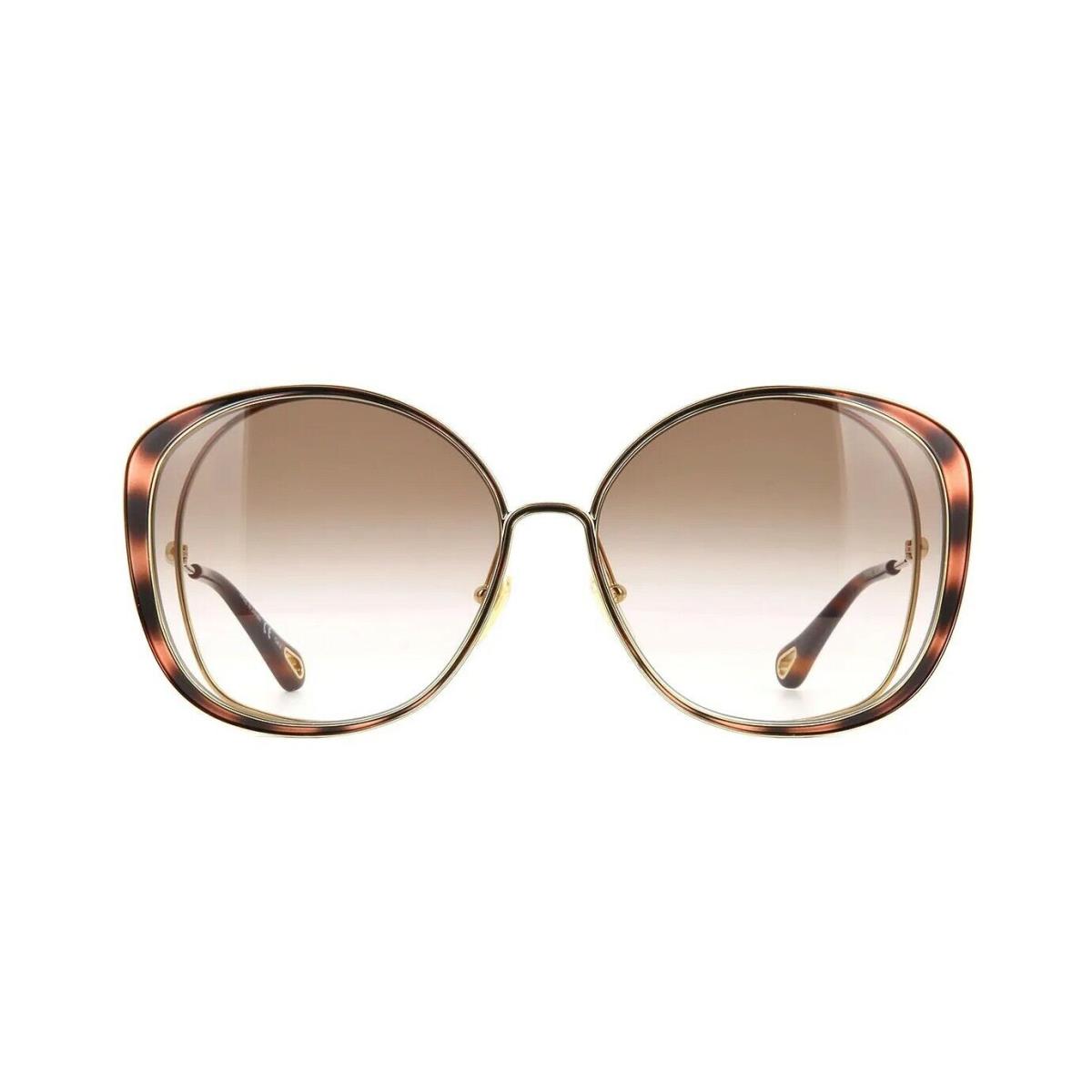 Chloé Chlo Hanah CH0036S Havana/brown Shaded 002 Sunglasses