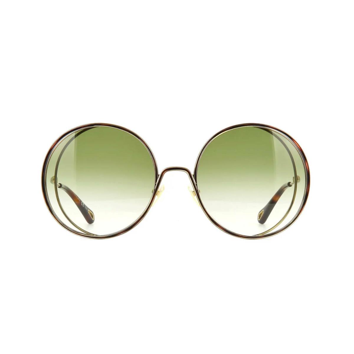 Chloé Chlo Hanah CH0037S Havana Gold/green Shaded 003 Sunglasses