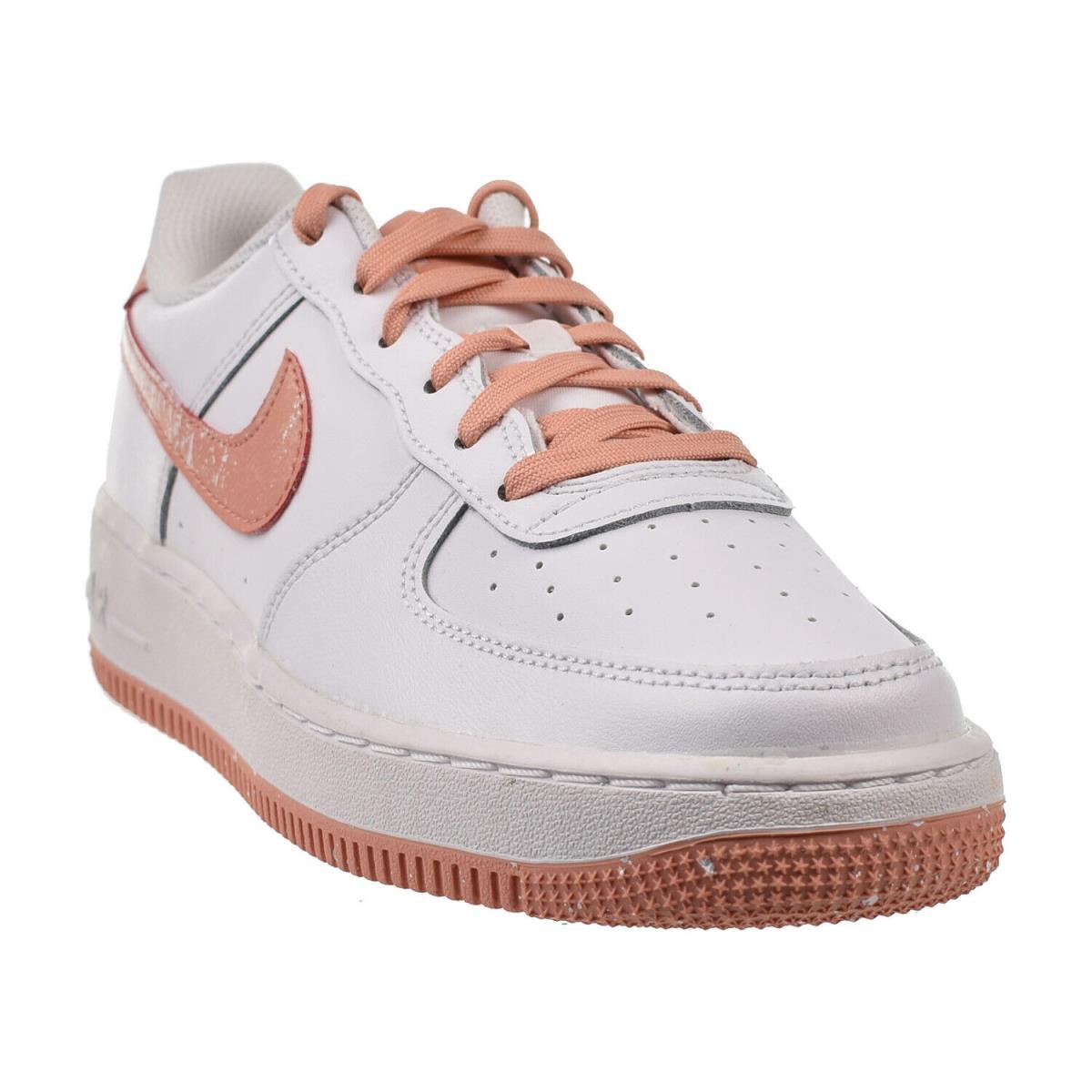 Nike Air Force 1 LV8 GS Big Kids` Shoes White-light Madder Root DM0985-100 - White-Light Madder Root