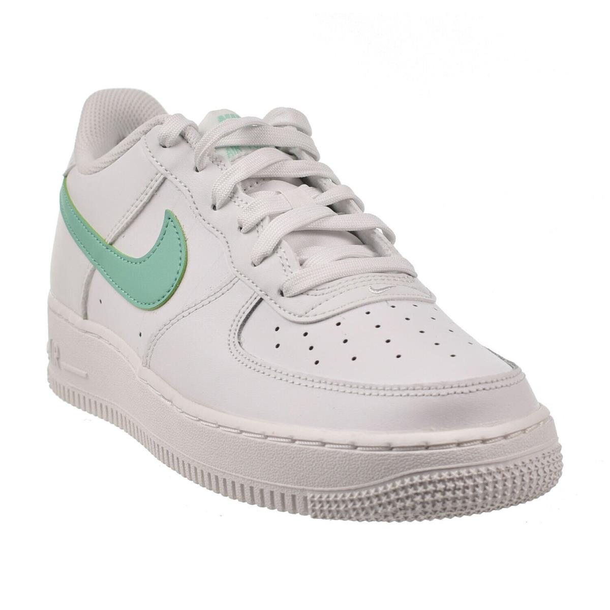 Nike Air Force 1 Low GS Big Kids` Shoes White-emerald Rise DV7762-104 - White-Emerald Rise