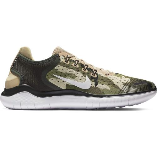 Nike Men`s Free Run 2018 Gpx Camouflage Running Shoes AT9976-301 - Multicolor