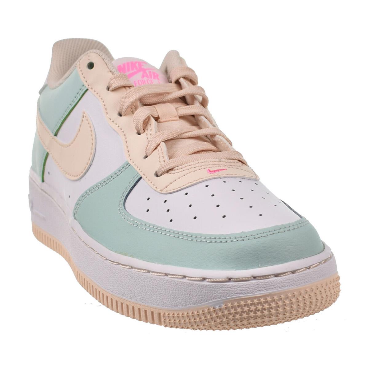 Nike Air Force 1 Low GS Big Kids` Shoes Emerald Rise-guava Ice DV7762-300 - Emerald Rise-Guava Ice