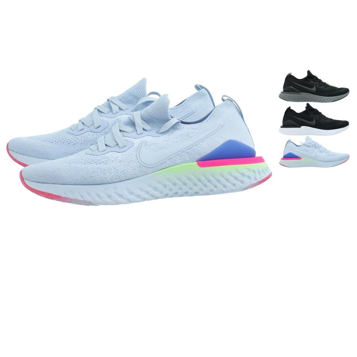 Nike epic react flyknit 2 hydrogen blue best sale