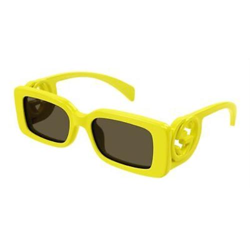 Gucci GG1325S 007 Yellow Sunglasses