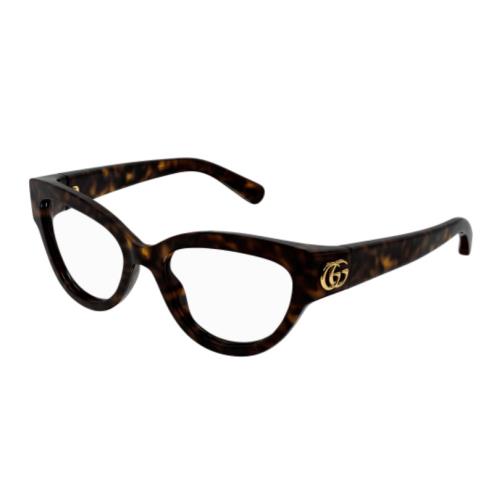 Gucci GG1598O 002 Black Cat Eye Women Eyeglasses