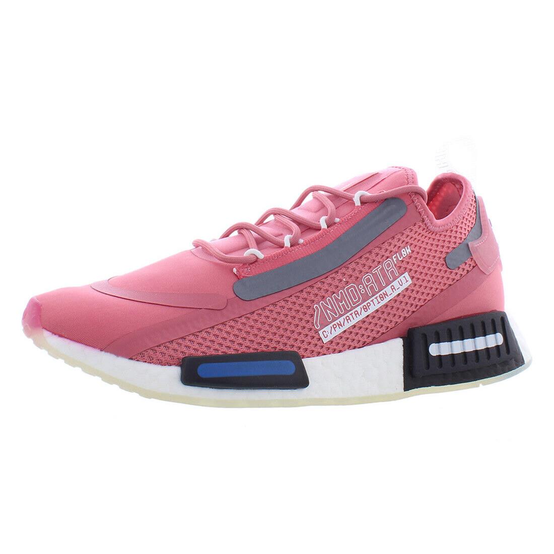 Adidas NMD_R1 Spectoo Womens Shoes - Berry Pink/White/Black, Main: Pink