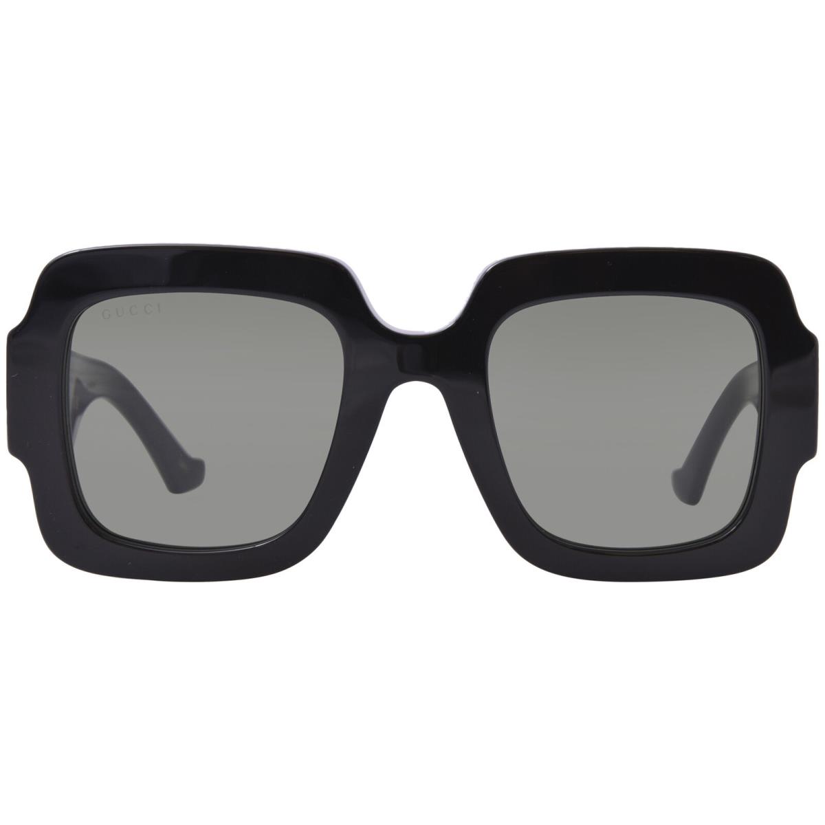 Gucci GG1547S 001 Sunglasses Women`s Black/grey Rectangle Shape 50mm