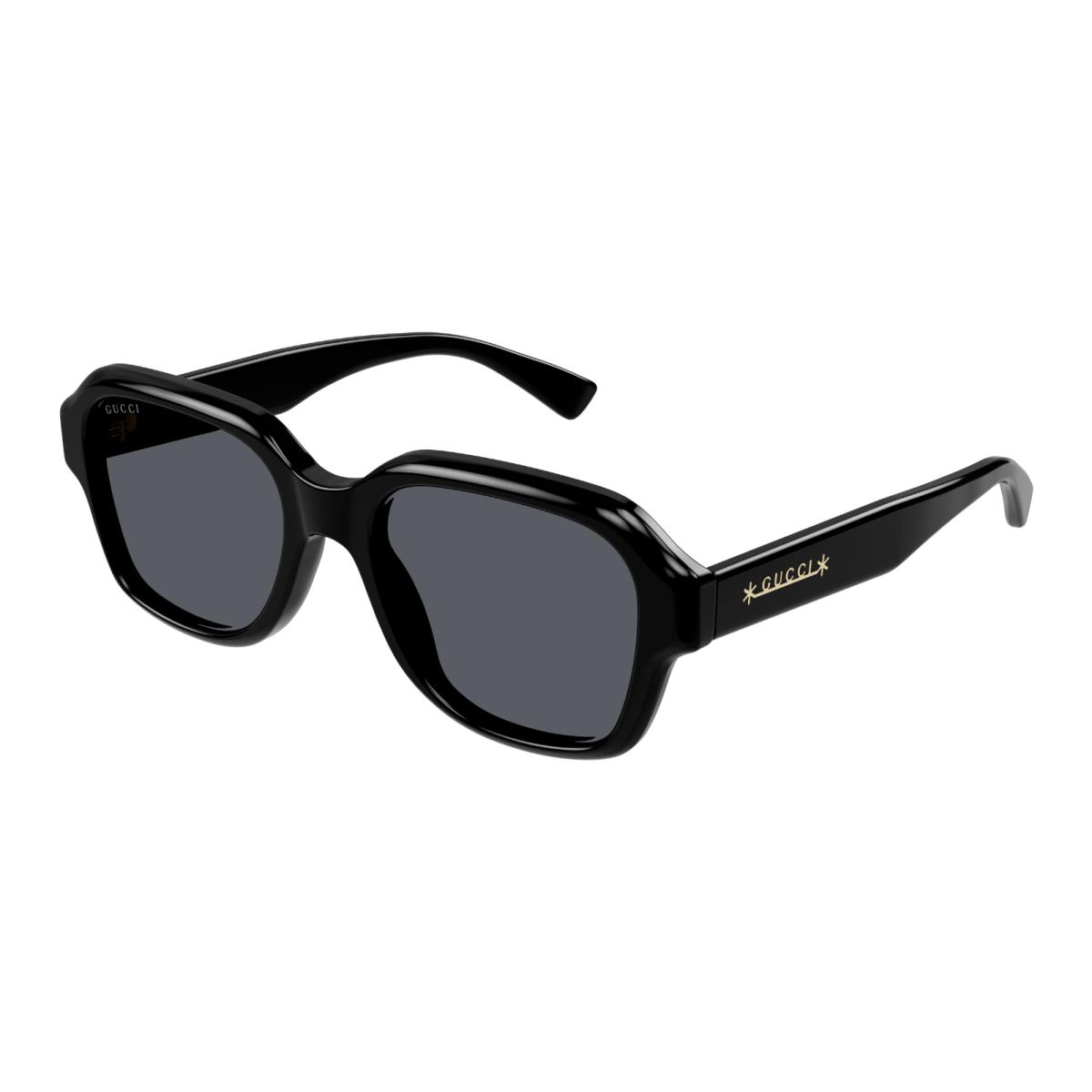 Gucci Smoke Square Men`s Sunglasses GG1174S 001 54 GG1174S 001 54
