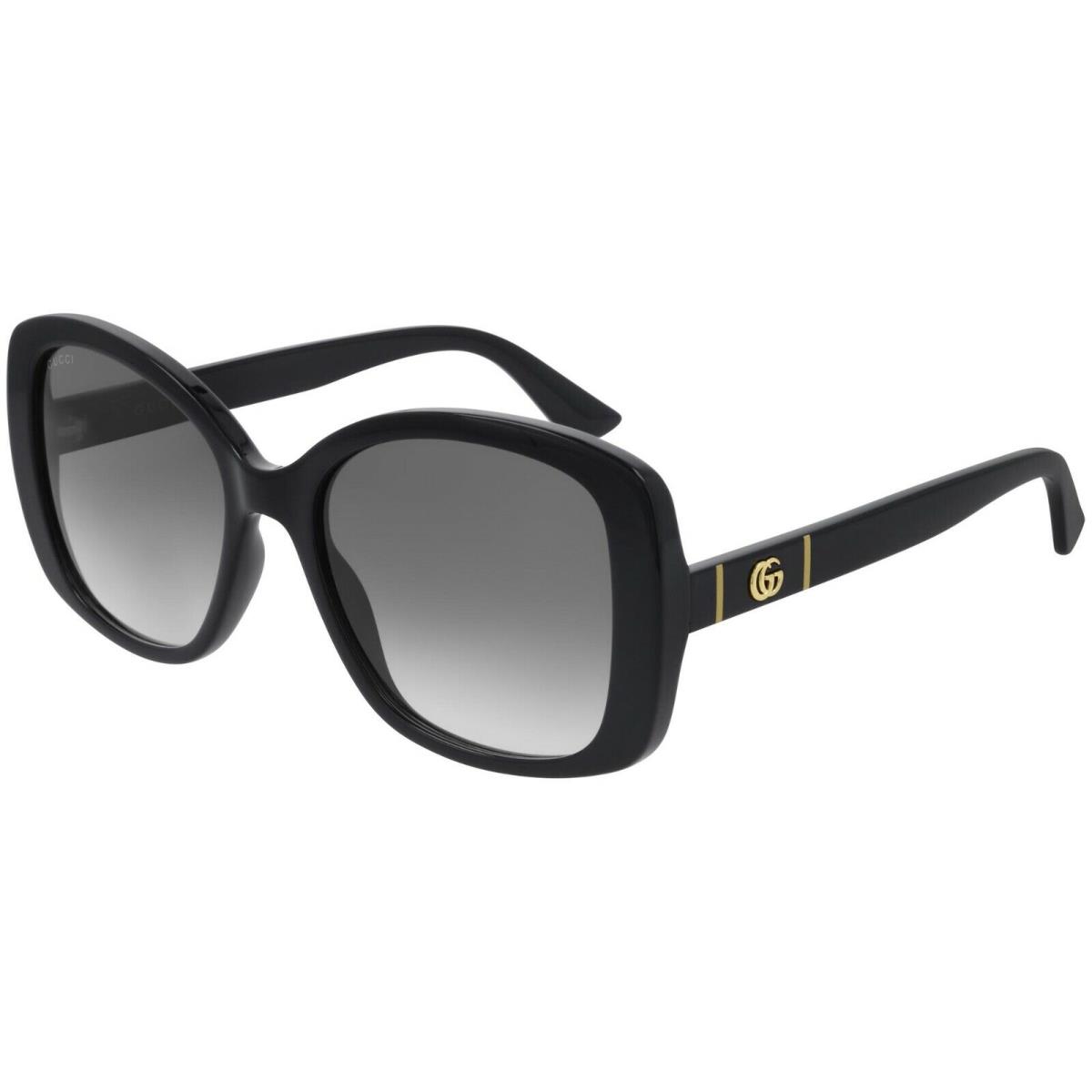 Gucci GG0762S Black/grey Shaded 001 FG Sunglasses