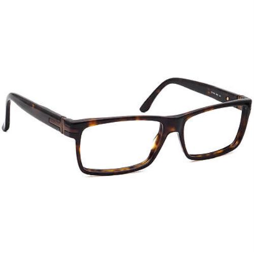 Gucci Eyeglasses GG 1053 WR9 Bio Based Dark Havana Rectangular Italy 55 15 140