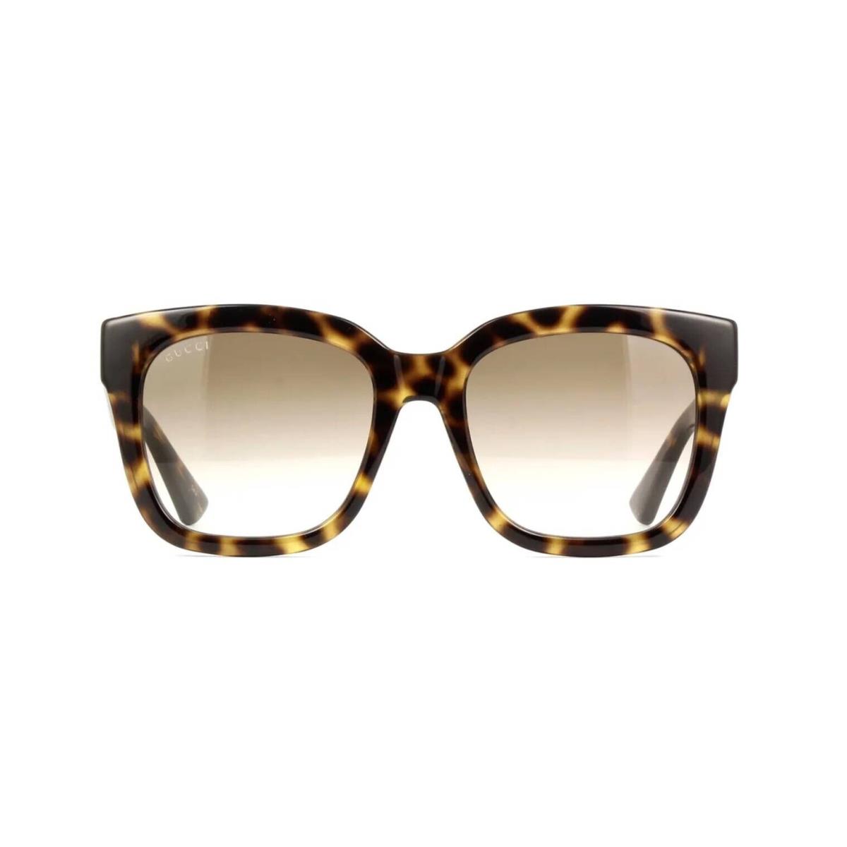 Gucci GG1338S Havana/brown Shaded 003 Sunglasses