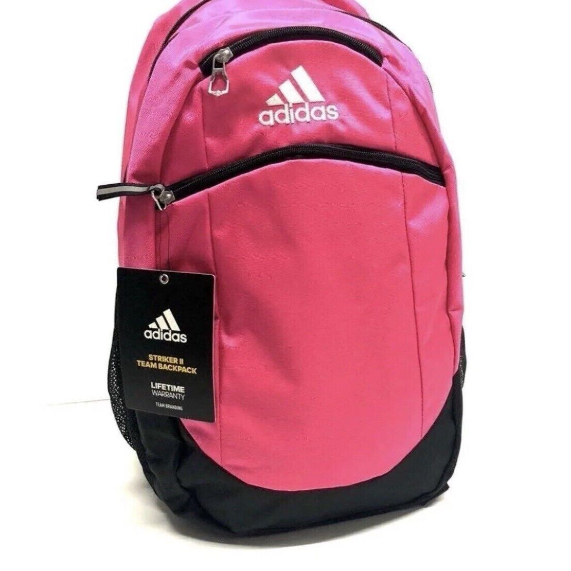 Adidas Backpack Bag Hot Pink Laptop Storage Full Size Large Standard Neon