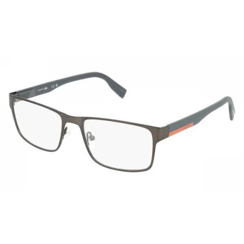 Lacoste L2283 029 53mm Dark Ruthenium Rectangular Unisex Eyeglasses