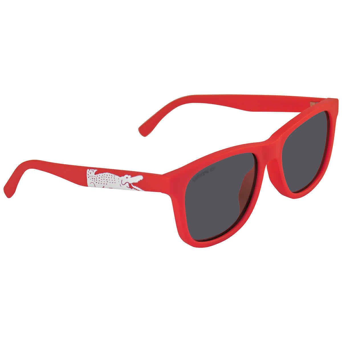 Lacoste Kids Grey Square Unisex Sunglasses L3638SE 615 51 L3638SE 615 51