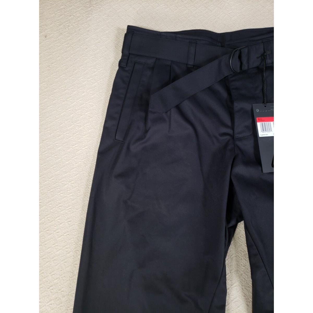 Nike Esc Pants Mens Large 35x31 Black Wool Blend Woven Workers DR5408-010