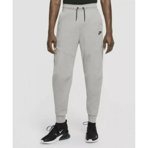 Nike Sportswear Dark Grey Heather/black Tech Fleece Jogger CU4495 063 Size XL