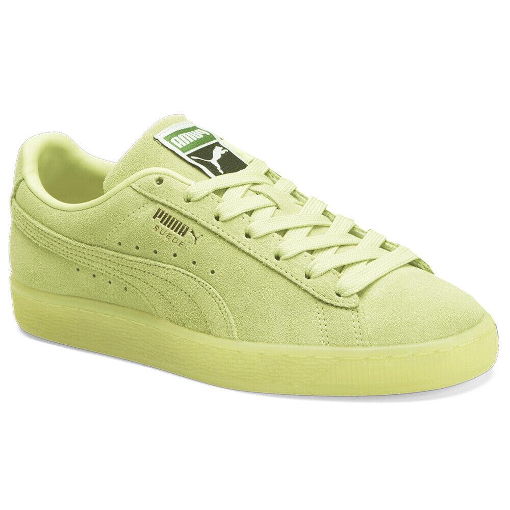 Puma Suede Classic Xxi Lace Up Womens Green Sneakers Casual Shoes 38141073 - Green