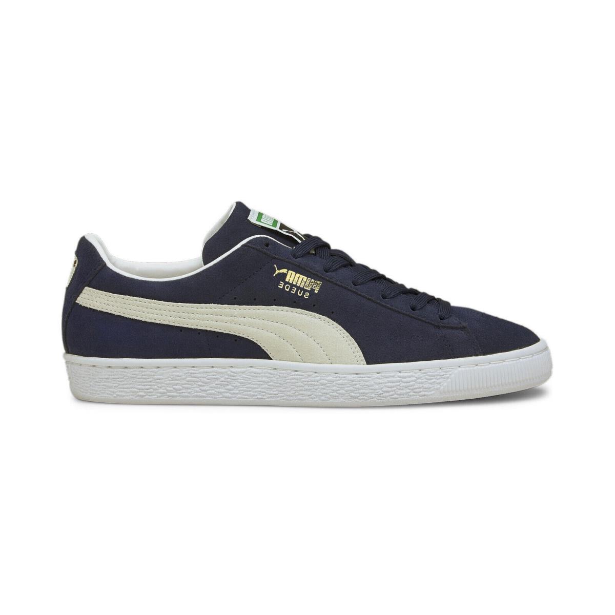 Puma Suede Classic Xxi 37491504 Mens Blue Suede Lifestyle Sneakers Shoes - Blue