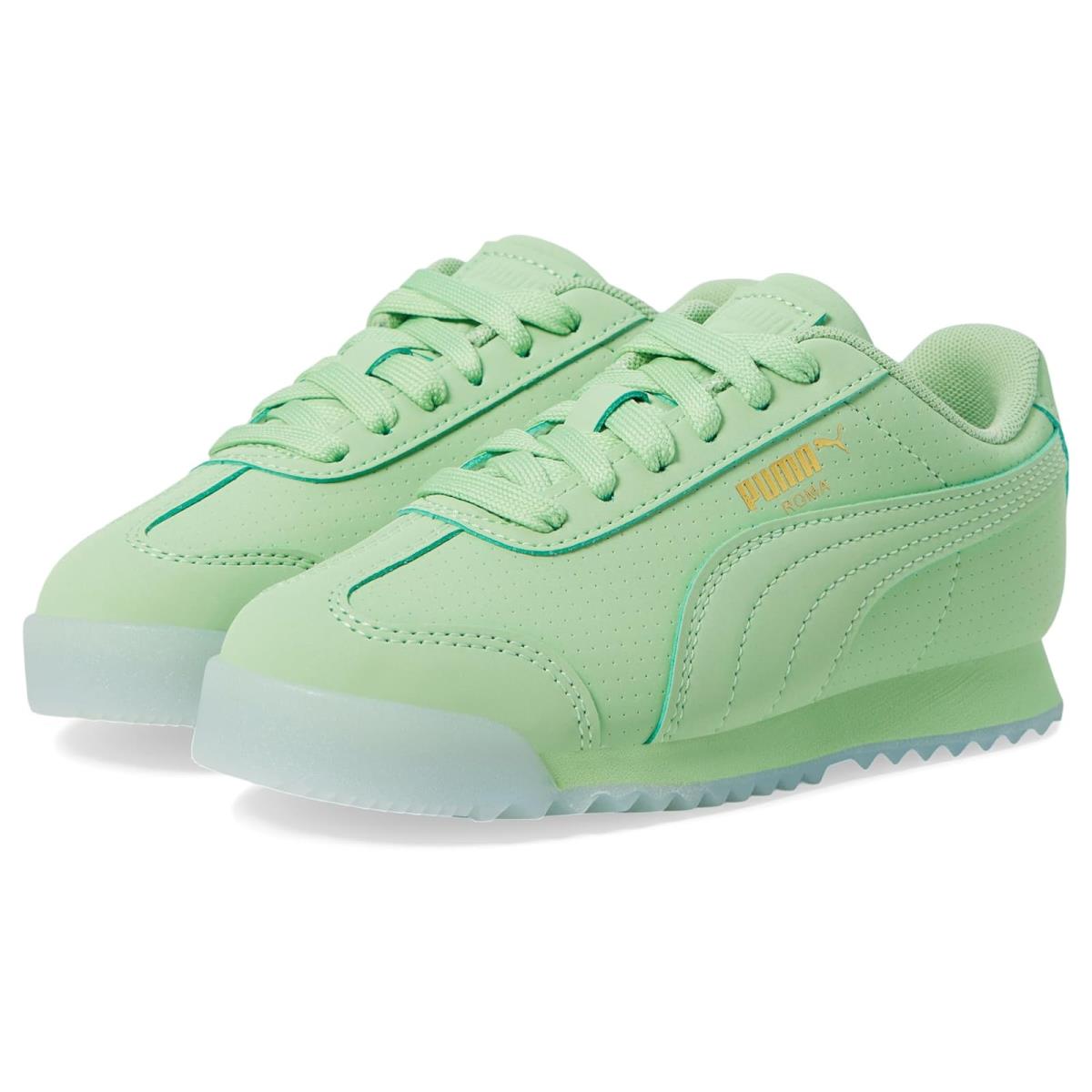 Children Unisex Puma Kids Puma Kids Roma Reversed Mist Sneakers Little Kid - Pure Green/Icy Blue