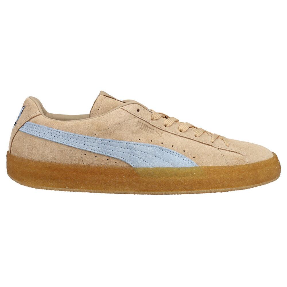 Puma Maison Kitsune X Suede Lace Up Mens Beige Sneakers Casual Shoes 381270-01 - Beige