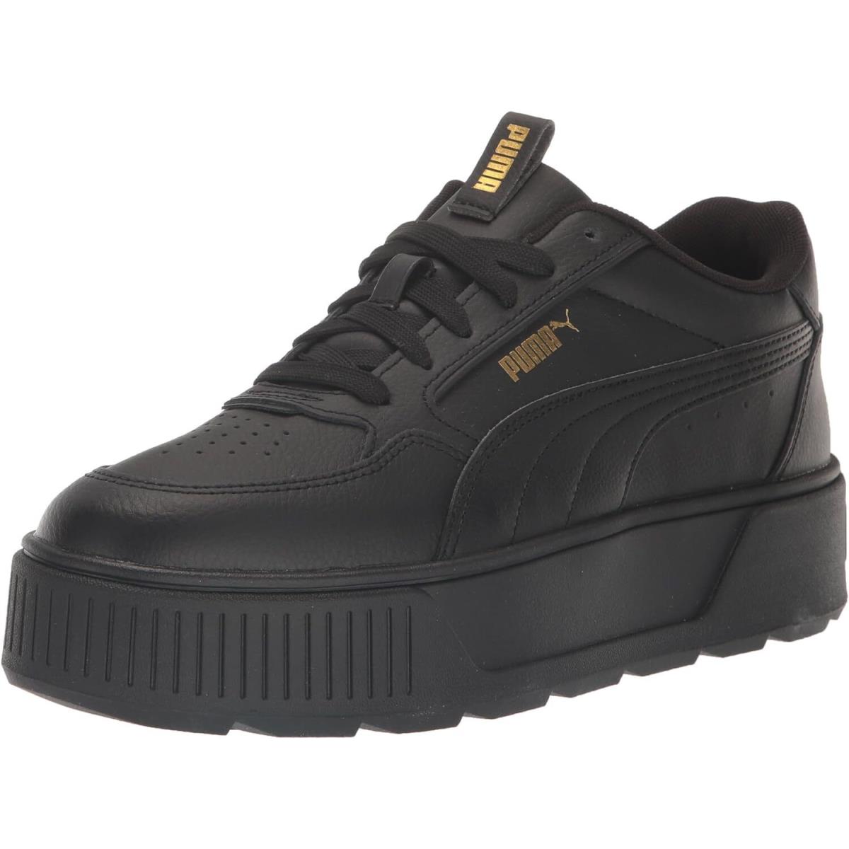 Puma Karmen Rebelle Black/gold Women`s Platform Sneakers 38721215 - Black