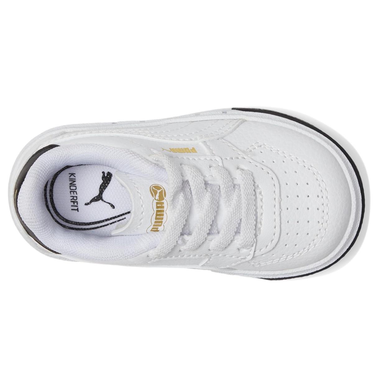 Puma Kids Puma Kids Cali Court Leather Alternate Closure Sneaker Toddler Puma White/Puma Black