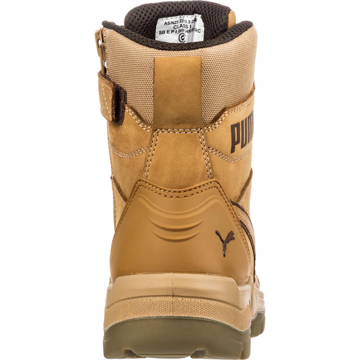 Puma Safety Womens Conquest Ctx High EH WP Astm Wheat Leather Work Boots - Wheat