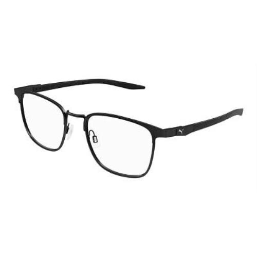 Puma PU0420o-001 Black Black Carbon Fiber Temple Eyeglasses
