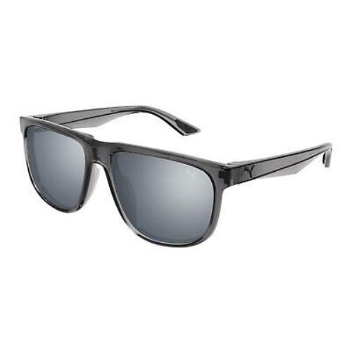 Puma PU0441S-005 Grey Grey Black Sunglasses