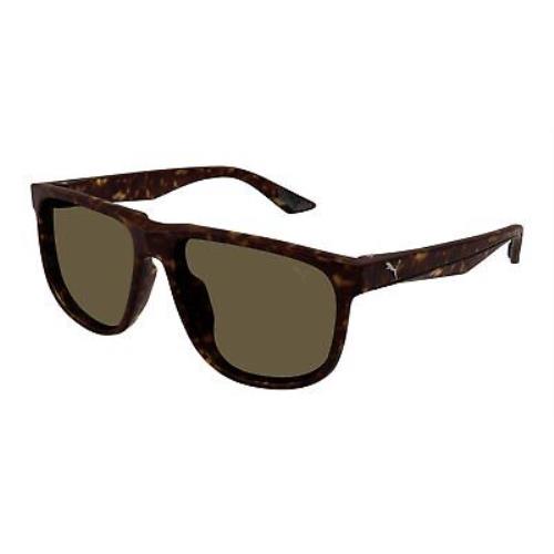 Puma PU0441S-002 Havana Havana Brown Sunglasses