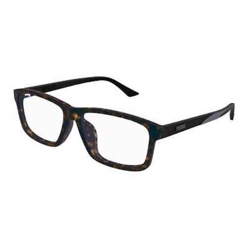 Puma PE0193oA-002 Havana Black Eyeglasses