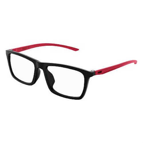 Puma PE0175OA-003 Black Red Eyeglasses