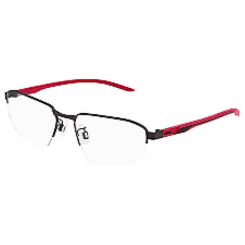 Puma PE0179OA-002 Grey Red Eyeglasses