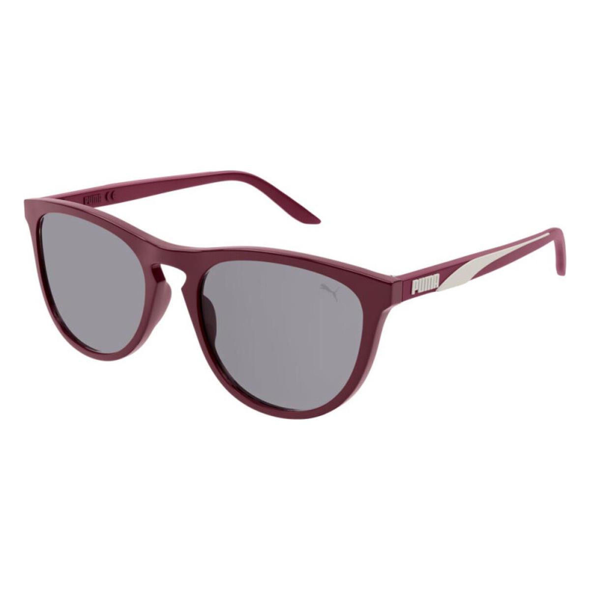 Puma PU0345S-003 Burgundy Burgundy Grey Sunglasses