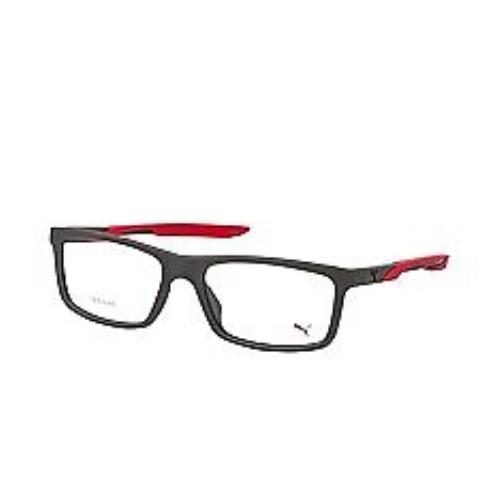 Puma PU0343O-002-56 Black Red Eyeglasses