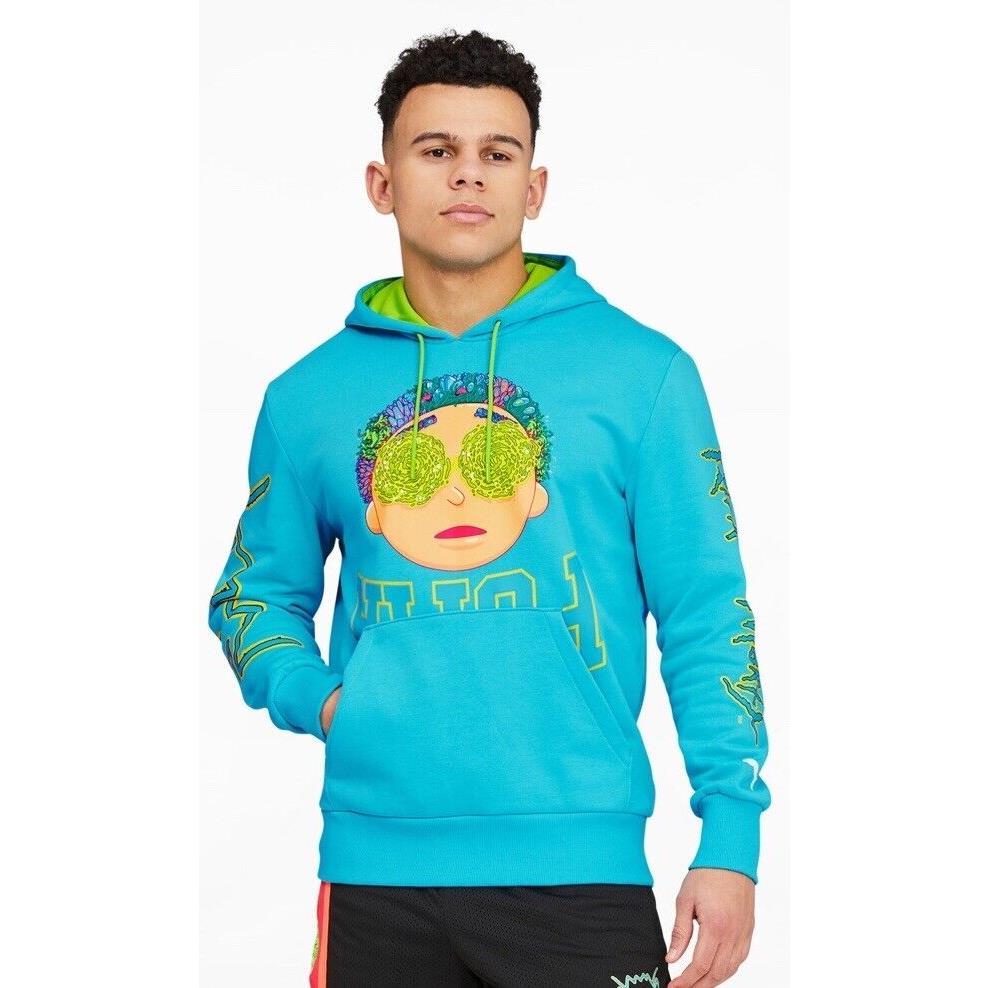 Puma x Rick and Morty Basketball Hoodie Men s Medium