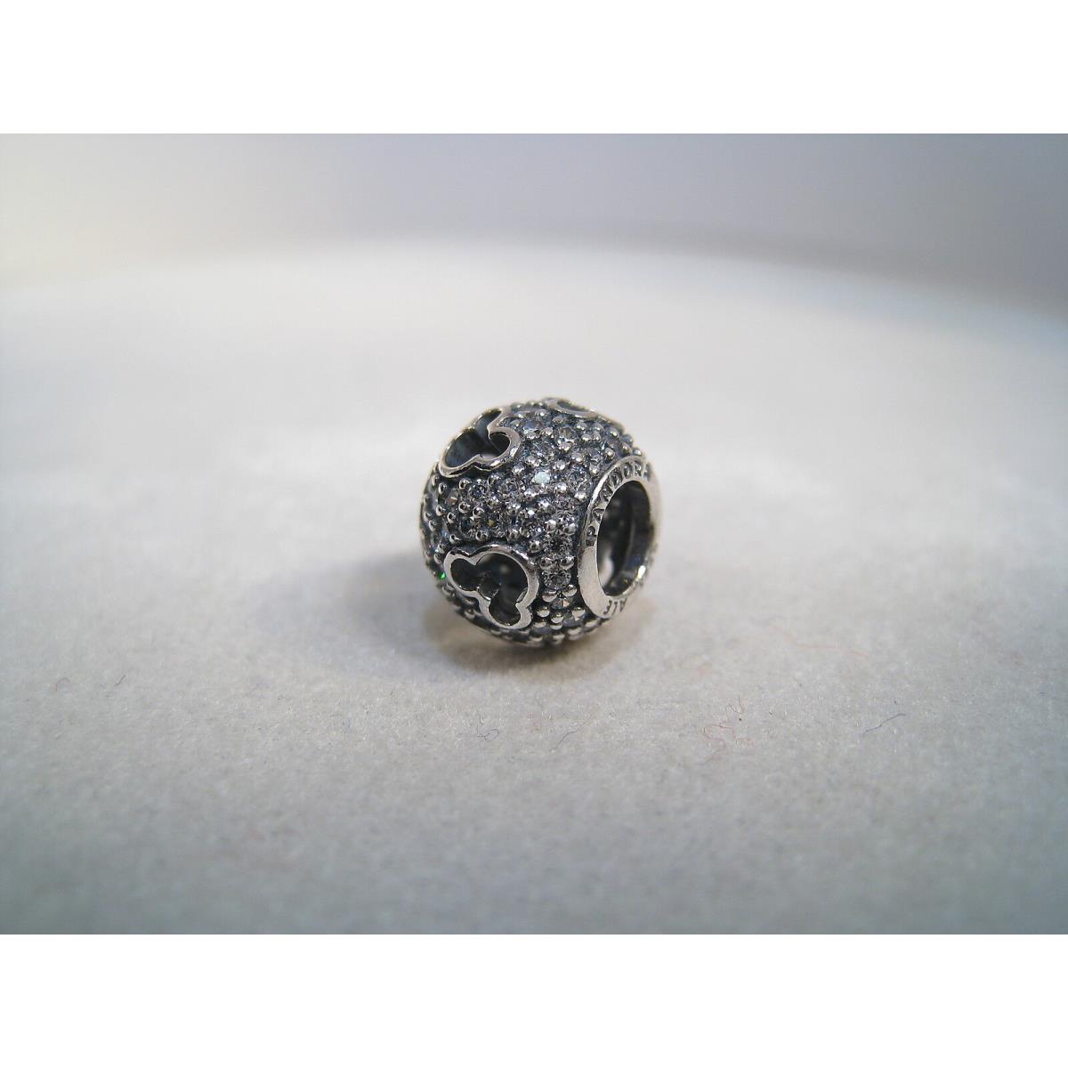 Pandora Silver Charm Disney Mickey Silhouettes 791442CZ