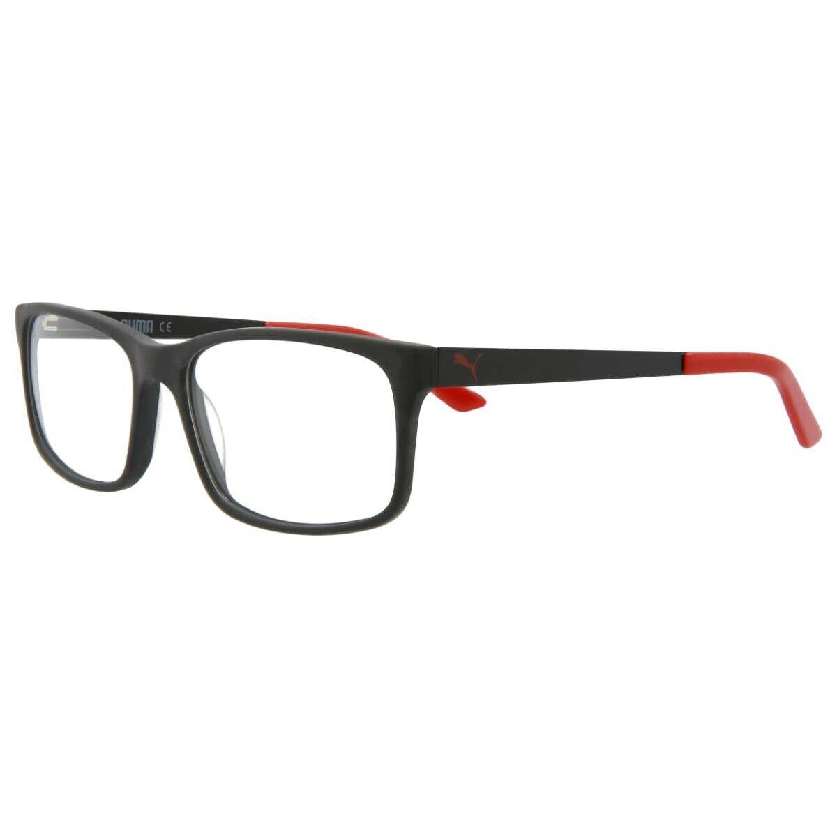 Puma PE0016O-009-56 Eyeglasses Black Red 56mm