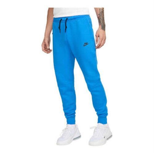 Mens Nike Sportswear Tech Fleece Joggers_lt Photo Blue/black FB8002-435-SIZE L