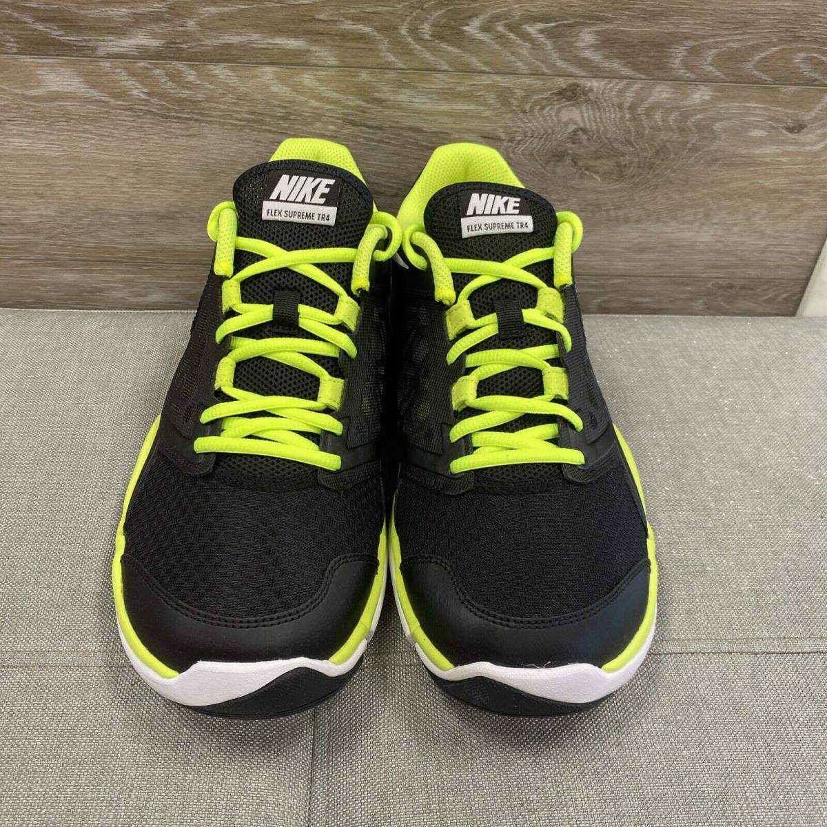 Nike Flex Supreme TR 4 Black/white-volt 749165-001 Shoes SZ 11 S363