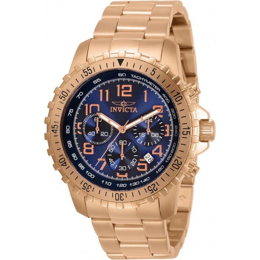 Invicta Specialty Chronograph Quartz Blue Dial Men`s Watch 32315