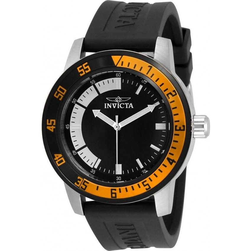 Invicta Specialty Men`s Watch - 45mm Black Orange