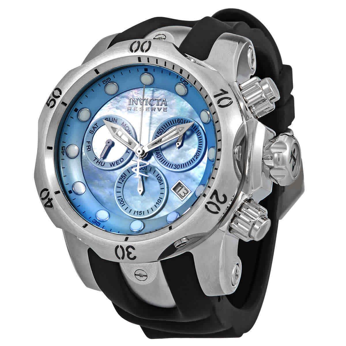 Invicta Reserve Subaqua Venom Chronograph Mop Dial Men`s Watch 6118